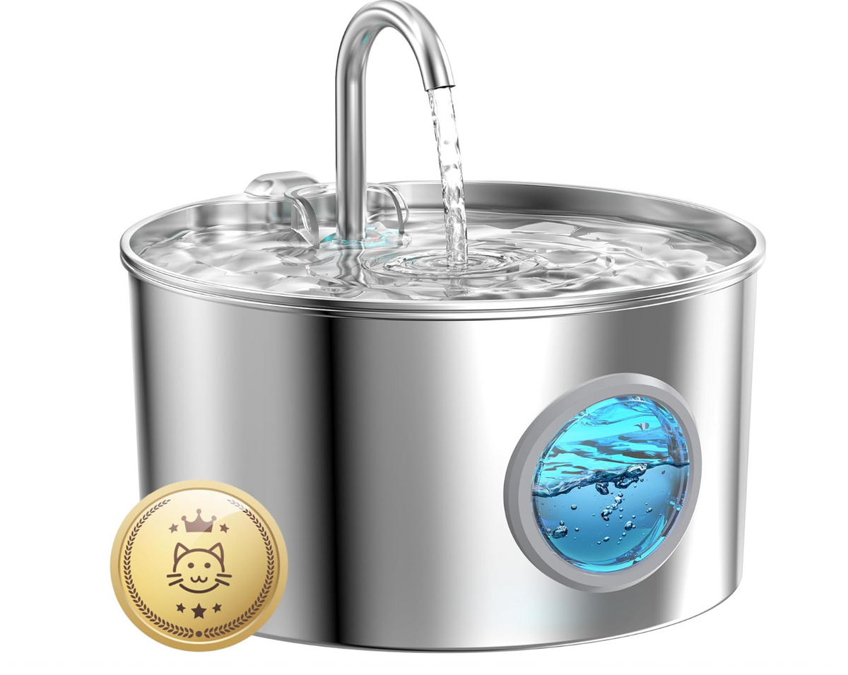 Cat Water Fountain Stainless Steel